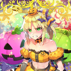 This is a pixiv picture whose title is ウソ概念礼装『パンプキン・プリンセス』.