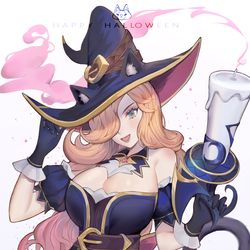 This is a pixiv picture whose title is Halloween Miss Fortune.