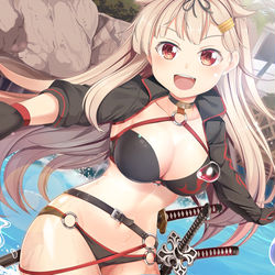 This is a pixiv picture whose title is 30 - 夕立.