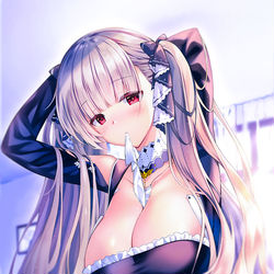 This is a pixiv picture whose title is 指揮官、御機嫌よう♪.