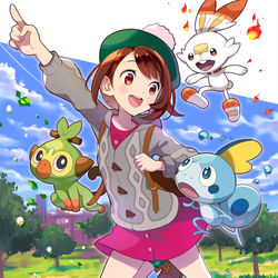 This is a pixiv picture whose title is 剣盾楽しみ！.