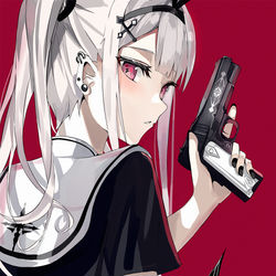 This is a pixiv picture whose title is M1911.
