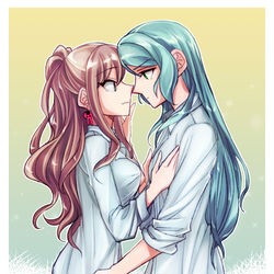 This is a pixiv picture whose title is SayoLisa rkgk.