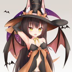 This is a pixiv picture whose title is ハロウィン長門.