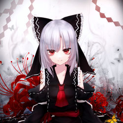 This is a pixiv picture whose title is 彼岸の巫女.