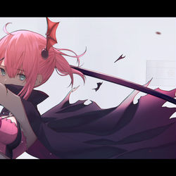 This is a pixiv picture whose title is ダークネスピーチハートシャワー.