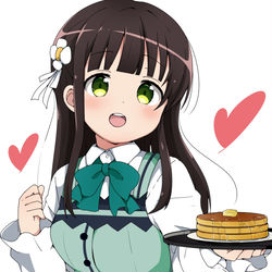 This is a pixiv picture whose title is 千夜ちゃん大和撫子かわいい.