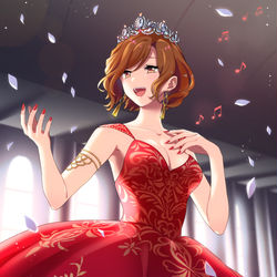 This is a pixiv picture whose title is 歌姫.