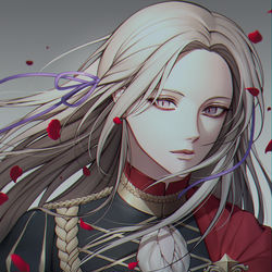This is a pixiv picture whose title is Edelgard.