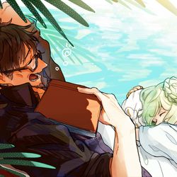 This is a pixiv picture whose title is 羊の数え歌.