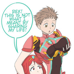 This is a pixiv picture whose title is Not like this!.