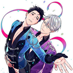 This is a pixiv picture whose title is YOI LOG.