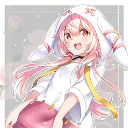 This is a pixiv picture whose title is 11月のうさちゃん.