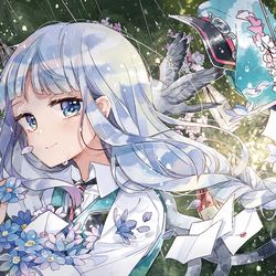 This is a pixiv picture whose title is 🌸.
