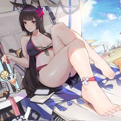 This is a pixiv picture whose title is 沙滩天城.