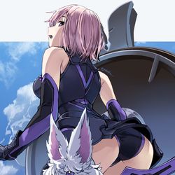 This is a pixiv picture whose title is マシュとフォウくん.