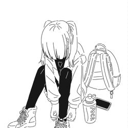 This is a pixiv picture whose title is スニーカー.