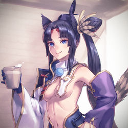 This is a pixiv picture whose title is 牛若ちゃん.