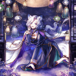 This is a pixiv picture whose title is 宵明けのシャラク.