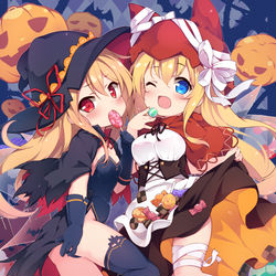 This is a pixiv picture whose title is ハロウィンりりぃ！.