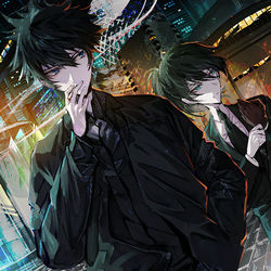 This is a pixiv picture whose title is 外務省行動課.