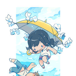 This is a pixiv picture whose title is 🌧.