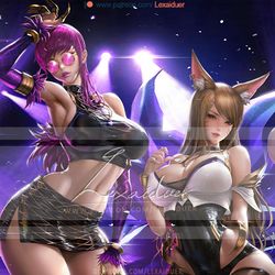 This is a pixiv picture whose title is KDA_original_Preview.