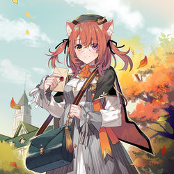 This is a pixiv picture whose title is 郵便配達のバイト.
