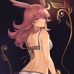 This is a pixiv picture whose title is 下着モデル「ヒルドちゃん」.