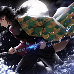 This is a pixiv picture whose title is 水柱.