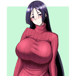 This is a pixiv picture whose title is セーター頼光.
