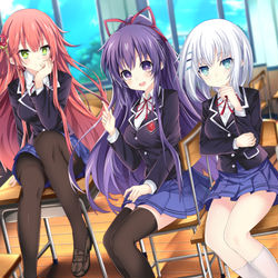 This is a pixiv picture whose title is 方舟指令X约会大作战.