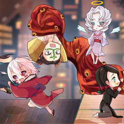 This is a pixiv picture whose title is パワハラ鬼ごっこ.