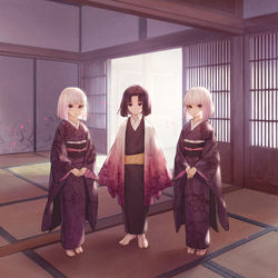 This is a pixiv picture whose title is 時宜を得て、.