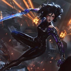 This is a pixiv picture whose title is Alita battle angel.