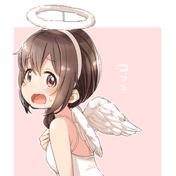 This is a pixiv picture whose title is ちひろさん天使、可愛い、気が利く、仕事がんばっててえらい、でも.