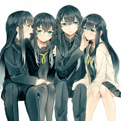 This is a pixiv picture whose title is 時透兄弟まとめ2⚠女体化.