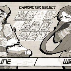 This is a pixiv picture whose title is 【Apex】Twitterまとめ⑤.