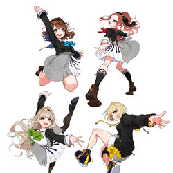 This is a pixiv picture whose title is まりなす(仮)／高校二年生のすがた.