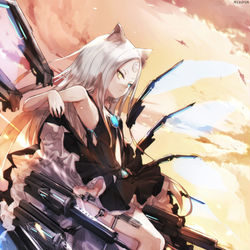 This is a pixiv picture whose title is 死の翼.