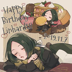 This is a pixiv picture whose title is Happy Birthday Linhardt💕.