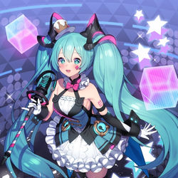This is a pixiv picture whose title is マジカルミライ.