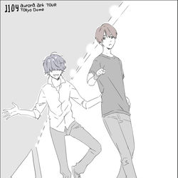 This is a pixiv picture whose title is BUMPらくがき.