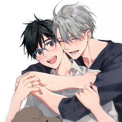 This is a pixiv picture whose title is YOI LOG.