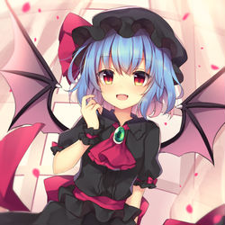 This is a pixiv picture whose title is 黒レミリア.