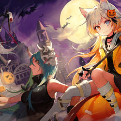 This is a pixiv picture whose title is HALLOWEEN!.