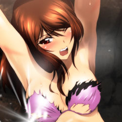 This is a pixiv picture whose title is 攻められる天崎美姫.