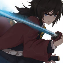 This is a pixiv picture whose title is 水呼吸.