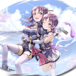 This is a pixiv picture whose title is グラブル鹿角姉妹.