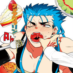This is a pixiv picture whose title is 【web再録】ぐだキャスニキ本再録2+おまけ.